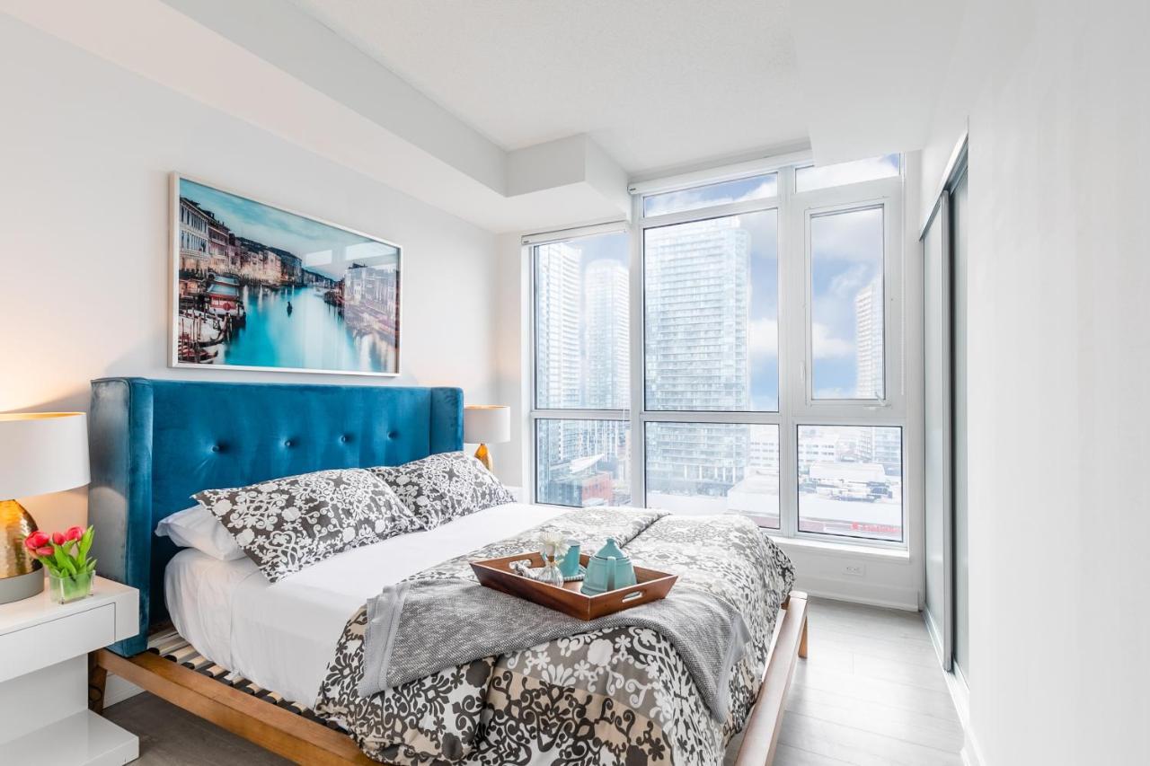 Luxury 2 Bedroom In The Heart Of Entertainment District - City Skyline View & Balcony Toronto Exterior foto